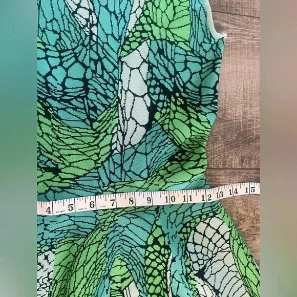 Issa London Butterfly Wing Knit Mini Fit and Flare Small Colorful - Picture 7 of 10